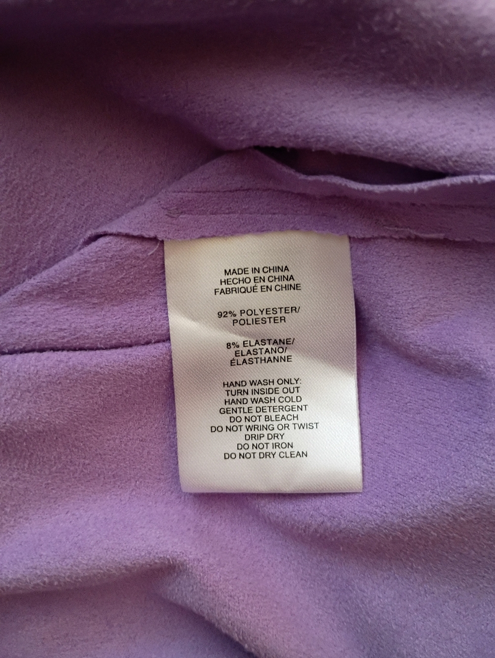 JONES New York Lavender Top - Picture 6 of 6
